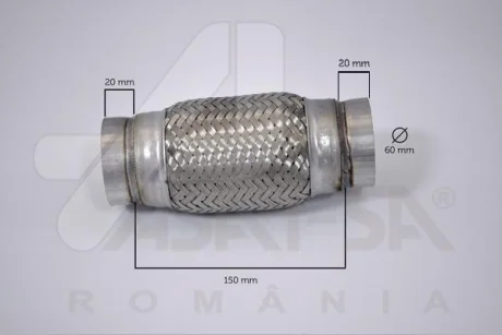 Гофра глушника 60x150 ASAM 60104