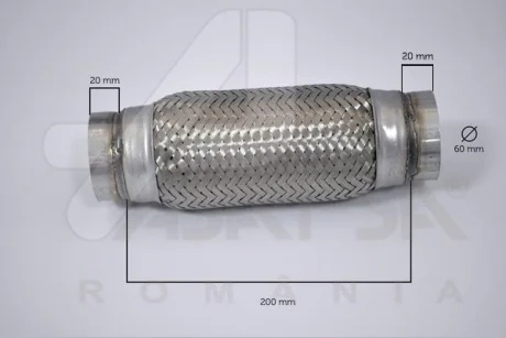 Гофра глушника 60x200 Sprinter ASAM 60105