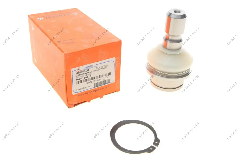 Опора кульова (передня/знизу) Nissan Navara/Pathfinder III 04- (d=24mm) ASMETAL 10NS0100 (фото 1)
