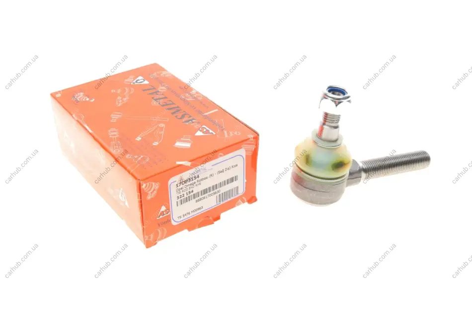 Наконечник тяги рульової (R) Opel Omega A/B 86-03/Senator B 87-93 (внутр.) ASMETAL 17OP3154 (фото 1)