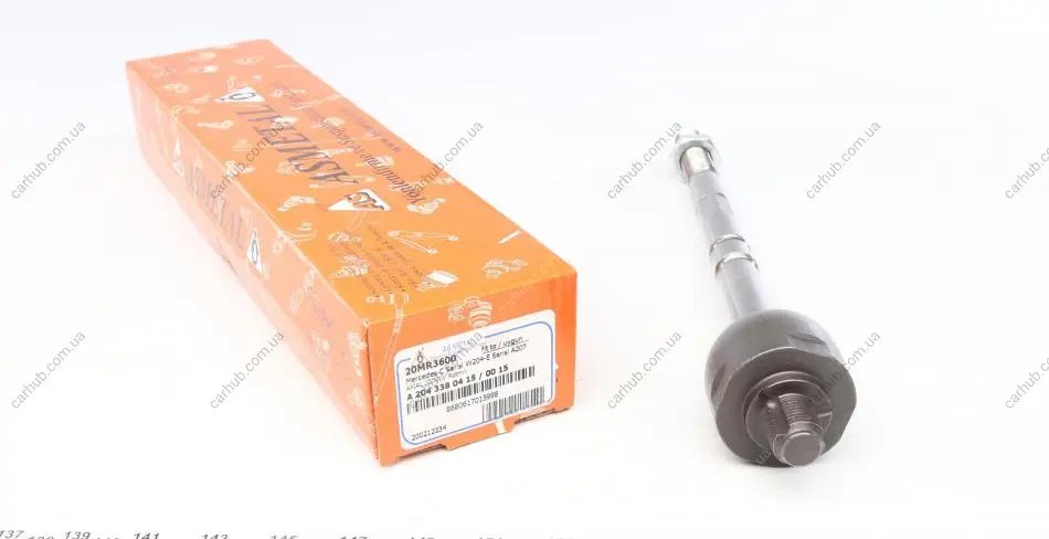 Тяга рульова MB C-class (W204) 07-14/E-class (C207) 09-16 (L=261.5mm) ASMETAL 20MR3600 (фото 1)