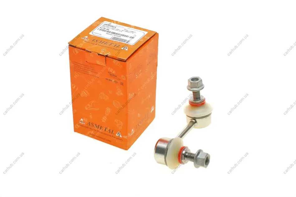 Тяга стабілізатора (заднього) (R) Mitsubishi Lancer/Outlander 06-/Citroen C4/Peugeot 4008 12- (80mm) ASMETAL 26PE4811 (фото 1)