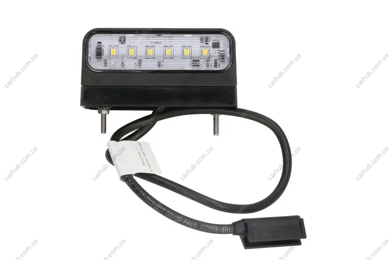 Підсвітка номерного знаку REGPOINT II (LED, 12/24В, 48x45x100мм, довжина провода: 500мм) ASPOCK A36-3804-004 (фото 1)