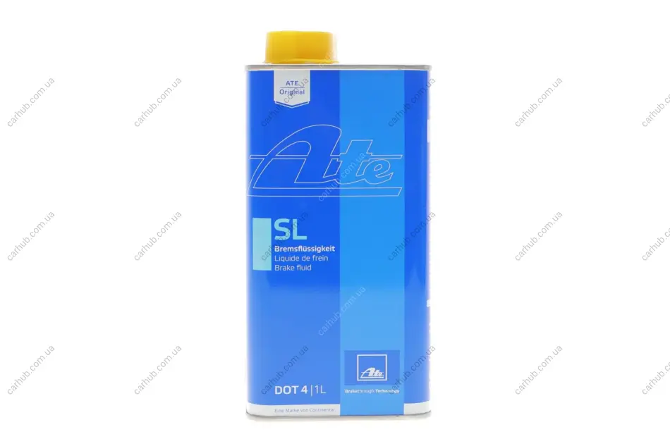 Гальмівна рідина DOT4 (1L) [сухість: 260°C, вологість: 165°C, в\'язкість: 1400мм²/с] SAE J1703, ISO/DIN 4925 klasa 4 FMVSS 116 DOT4, - заміна на один рік SL ATE 03.9901-5832.2 (фото 1)