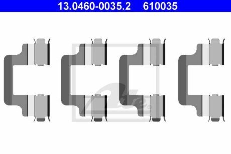 Фото комплект монтажний колодок ATE 13.0460-0035.2 Комплект монтажний колодок ATE 13.0460-0035.2
