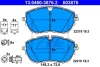 Комплект гальмівних колодок передн, DS DS 4 II, DS 7, DS 9, N°4 CITROEN C5 AIRCROSS, C5 X OPEL ASTRA L, GRANDLAND / GRANDLAND X, GRANDLAND X PEUGEOT 3008, 3008 II, 308 1.2-Electric 09.13- ATE 13.0460-3876.2 (фото 1)