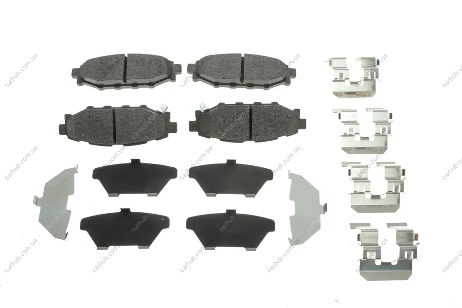 Комплект гальмівних колодок задн, SUBARU BRZ, FORESTER, IMPREZA, LEGACY IV, LEGACY V, OUTBACK, WRX, XV TOYOTA GT 86 1.5-3.6 09.03- ATE 13.0460-5669.2 (фото 1)