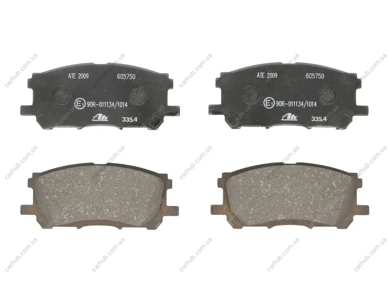 Комплект гальмівних колодок передн, LEXUS GS, RC, RX TOYOTA HARRIER 2.4-5.0 02.03- ATE 13.0460-5750.2 (фото 1)