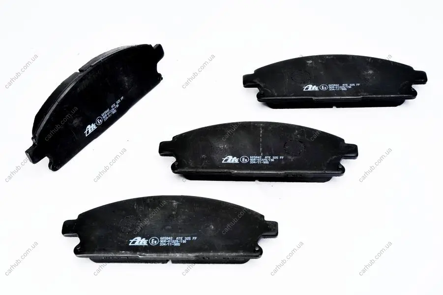 Комплект гальмівних колодок передн, HONDA ELYSION NISSAN PATHFINDER II, QUEST, X-TRAIL I 2.0-3.5 09.97- ATE 13.0460-5842.2 (фото 1)