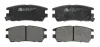 Комплект гальмівних колодок задн, MITSUBISHI ECLIPSE III, L400, PAJERO I, PAJERO II 2.0-3.5 11.89-03.05 ATE 13.0460-5981.2 (фото 1)