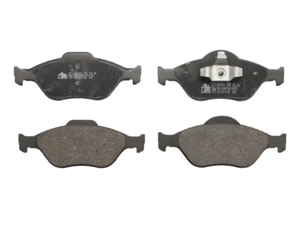 Комплект гальмівних колодок передн, FORD FIESTA, FIESTA IV, FIESTA V, FUSION, KA, PUMA, STREET KA MAZDA 121 III, 2 TOYOTA YARIS 1.0-1.8D 08.95-06.20 ATE 13.0460-7142.2