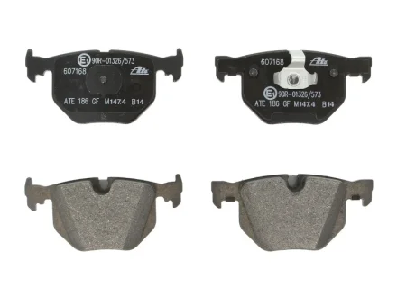 Комплект гальмівних колодок задн, BMW 7 (E65, E66, E67) 3.0-4.0 11.01-12.09 ATE 13.0460-7168.2