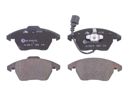Комплект гальмівних колодок передн, AUDI A1, A3, TT 1.0-3.2 05.03-10.18 ATE 13.0460-7226.2