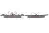 Колодки гальмівні (передні) VW T4 92-03/T5 03-15/T6 15-/Multivan T5/T6 03- (+датчик) ATE 13.0460-7236.2 (фото 4)