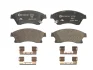 Комплект гальмівних колодок передн (з комплектуючими), CHEVROLET AVEO, CRUZE OPEL ASTRA J, ASTRA J GTC 1.2-2.0D 05.09- ATE 13.0460-7262.2 (фото 1)