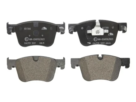 Комплект гальмівних колодок передн, CITROEN C4 GRAND PICASSO II, C4 PICASSO II, C4 SPACETOURER, GRAND C4 SPACETOURER OPEL GRANDLAND / GRANDLAND X PEUGEOT 308, 308 II 1.2-2.0D 02.13- ATE 13.0460-7300.2