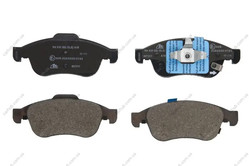 Комплект гальмівних колодок передн, FIAT 500X JEEP RENEGADE 1.0-2.0D 07.14- ATE 13.0460-7311.2 (фото 1)