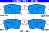 Комплект гальмівних колодок передн, OPEL ASTRA K 1.0-1.6D 06.15-12.21 ATE 13.0460-7324.2 (фото 1)