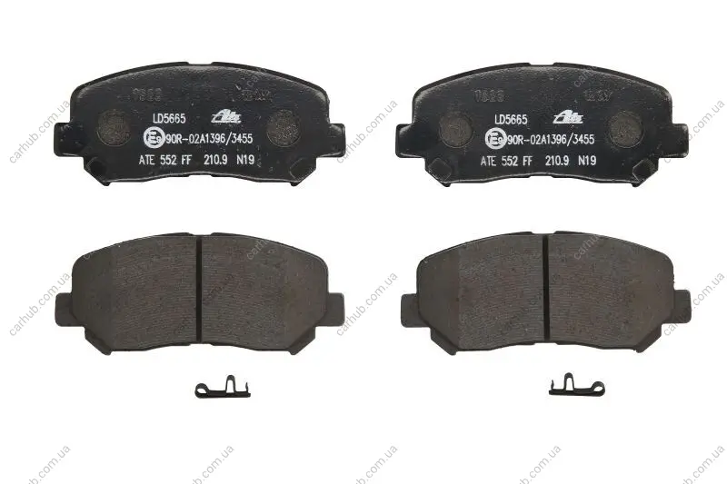 Керамічні гальмівні колодки передн, MAZDA CX-5 2.0-2.5H 11.11- ATE 13.0470-5665.2 (фото 1)