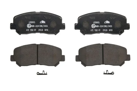 Керамічні гальмівні колодки передн, MAZDA CX-5 2.0-2.5H 11.11- ATE 13.0470-5665.2