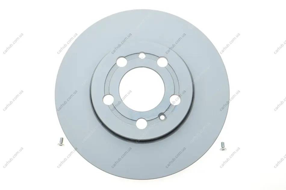 Диск гальмівний (передній) Skoda Fabia/Octavia 96-/Roomster 06-/VW Golf 97-06 (256x22)(з покр.)(вент) ATE 24.0122-0151.1 (фото 1)