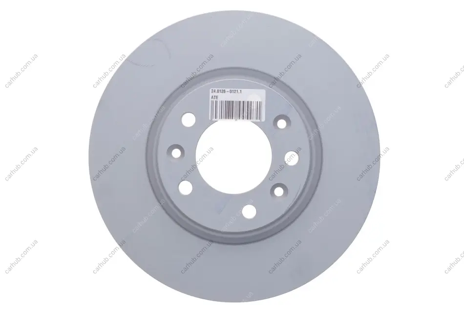 Диск гальмівний (передній) Peugeot 407 04-10/508 10-18/Opel Combo 18- (283x26) (з покр.) (вентильований) ATE 24.0126-0121.1 (фото 1)