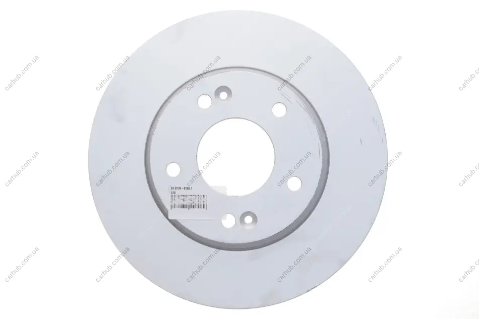 Диск гальмівний (передній) Hyundai Tucson 04-/ix20 10-/i30/Kia Cee\'d 06- (280x26) (з покриттям) (вент.) ATE 24.0126-0150.1 (фото 1)