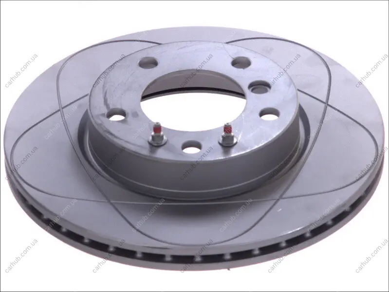 Диск гальмівний, 1шт, PowerDisc, Вентильований, Наскрізні насічки, передн лів/прав, зовнішній діаметр 286 мм, товщина 22 мм, BMW 3 (E36), 3 (E46), Z3 (E36) 1.6-2.8 09.90-02.09 ATE 24.0322-0115.1 (фото 1)