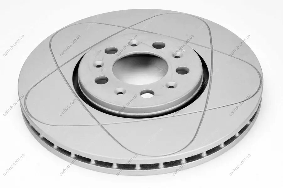 Диск гальмівний, 1шт, PowerDisc, Вентильований, Наскрізні насічки, передн лів/прав, зовнішній діаметр 288 мм, товщина 25 мм, RVI MESSENGER AUDI A1, A3 0.9-Electric 10.85- ATE 24.0325-0113.1 (фото 1)
