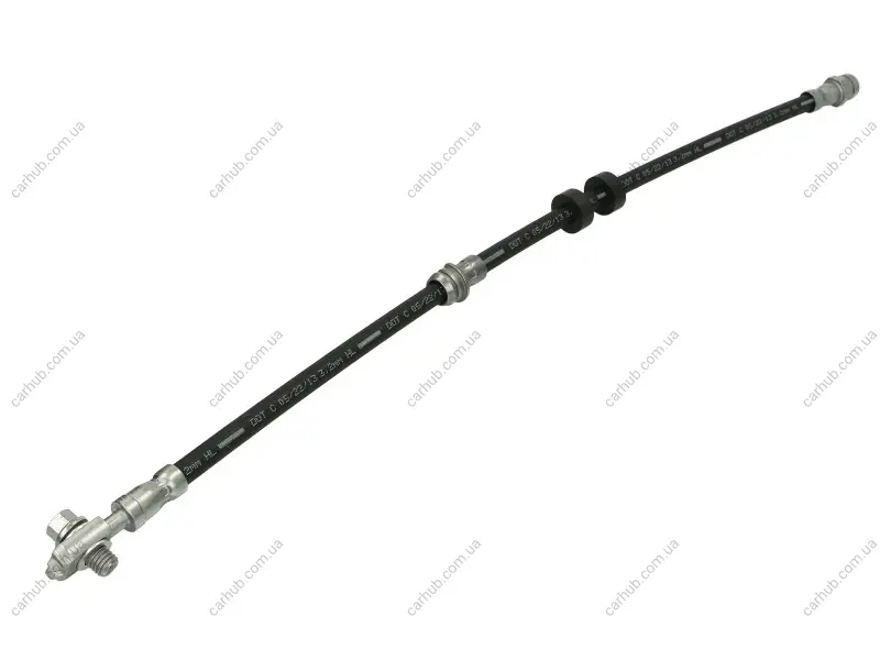 Шланг гальмівний (передній) VW Polo/Skoda Fabia I/II/Roomster/Seat Ibiza 99-15 (L=522mm) ATE 83.6247-0522.3 (фото 1)