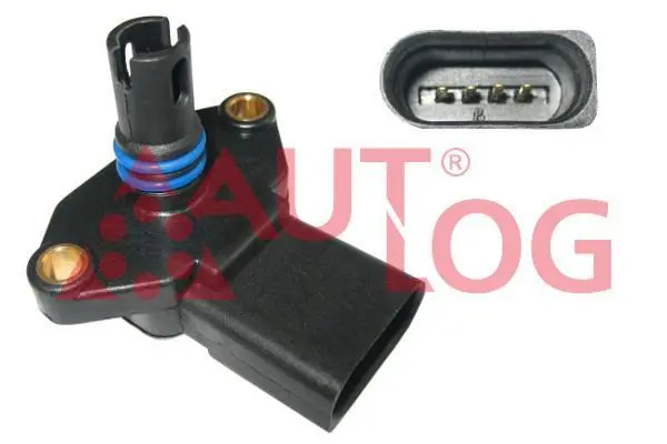 Датчик тиску наддуву (4 конт.) VW Caddy II/Golf IV/Skoda Fabia 1.4/1.6 92-09 AUTLOG AS4519 (фото 1)