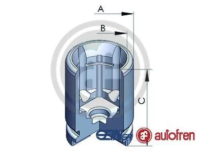 Поршень супорта зад SX4 06-15/Accord 90-02/Civic 95-12 (34х47.2mm) AUTOFREN D025233