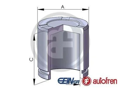 Поршень супорта перед Transit 2.2/2.4TDCi 06-/Custom 12- 48x52,7 AUTOFREN D025287
