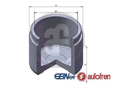 Поршень супорта пер. Yaris 05- (54x48mm) AUTOFREN D025393 (фото 1)
