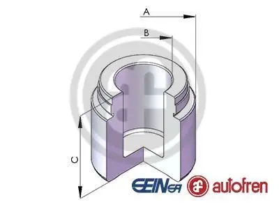 Поршень супорта перед MB W203/211/220/W163/BMW 7 E38 40x33 AUTOFREN D025485 (фото 1)