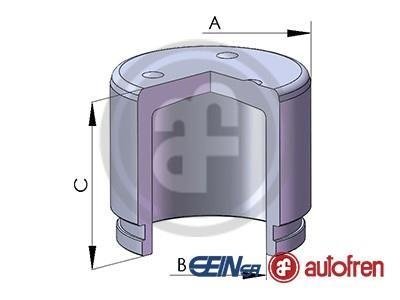 Поршень суппорта перед Epica/Evanda/Leganza 97- 57-49 AUTOFREN D025506