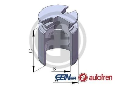 Поршень супорта зад Audi A3/PSA C4/207/307/Ford Mondeo III/Octavia/Superb/Caddy III/Golf VI 38x49 AUTOFREN D02554