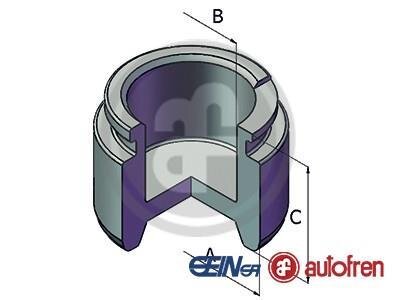 Фото поршень супорта зад. W220 98- (46x29mm)(ATE) AUTOFREN D025586 Поршень супорта зад. W220 98- (46x29mm)(ATE) AUTOFREN D025586