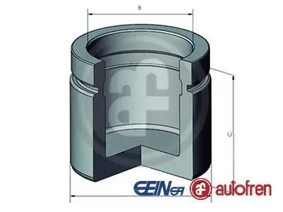 Поршень супорта перед Audi A4/A5/Logan 07- 57x53 AUTOFREN D025591 (фото 1)