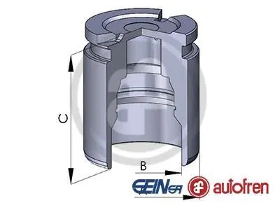Поршень супорта зад. Cruze/Astra J/Zafira 10- (40x48mm)(ATE) AUTOFREN D025605 (фото 1)