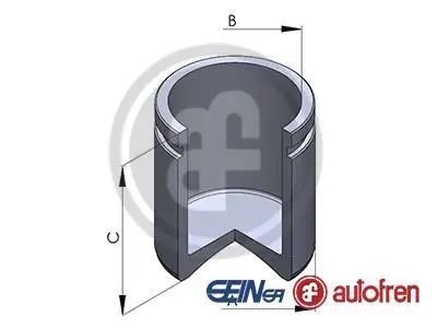 Поршень супорта Daily IV 09- (60x65mm)(Brembo) AUTOFREN D025634 (фото 1)