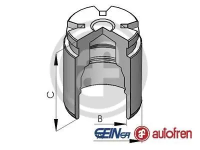 Поршень супорта зад Focus I/Civic VIII/Astra G/H/Clio III/Megane II/III 34x48 AUTOFREN D02578 (фото 1)