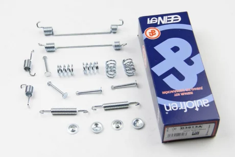 Монтажний набір гальмівної колодки (BENDIX/BOSCH) DACIA LOGAN, SANDERO FIAT 500, 500 C, FIORINO, PANDA, PUNTO, TEMPRA, TIPO FORD FOCUS II, KA LANCIA DEDRA, DELTA II, Y 0.9-1.9D 07.87- AUTOFREN D3-913A