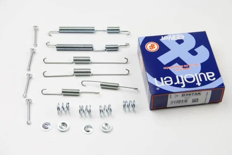 Монтажний набір гальмівної колодки (MANDO) HYUNDAI ACCENT II, COUPE I, COUPE II, ELANTRA III, GALLOPER II, LANTRA I, LANTRA II, MATRIX 1.3-2.5D 10.90-08.10 AUTOFREN D3-974A