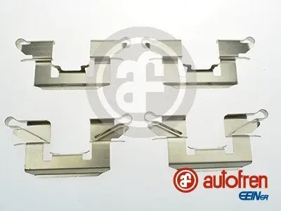 Монтажний набір гальмівних колодок передн BMW 2 (F22, F87) DAIHATSU MATERIA, SIRION FORD FIESTA, FIESTA VI MAZDA 2 SUBARU JUSTY IV SUZUKI SWIFT IV 1.0-3.0 01.05- AUTOFREN D4-2677A (фото 1)