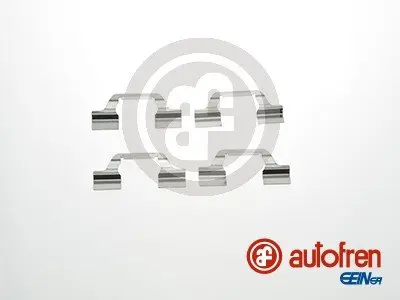 Монтажний набір гальмівних колодок задн AUDI A3, TT SEAT LEON, TOLEDO II SKODA OCTAVIA I VW BORA, BORA I, GOLF IV, NEW BEETLE 1.6-3.2 08.97-12.13 AUTOFREN D4-2801A (фото 1)