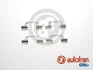 Монтажний набір гальмівних колодок задн AUDI A3, TT SEAT LEON, TOLEDO II SKODA OCTAVIA I VW BORA, BORA I, GOLF IV, NEW BEETLE 1.6-3.2 08.97-12.13 AUTOFREN D4-2801A (фото 1)
