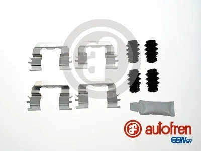 Монтажний набір гальмівних колодок передн HYUNDAI ACCENT IV, ELANTRA V, VELOSTER KIA CEE\'D, PRO CEE\'D, RIO III TOYOTA AURIS 1.1D-2.0D 11.10-12.18 AUTOFREN D4-2914A