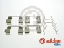 Монтажний набір гальмівних колодок передн HONDA CIVIC X, CR-V II 1.0-2.2D 09.01- AUTOFREN D4-2959A (фото 1)