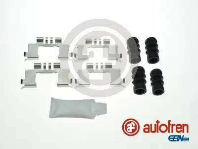 Монтажний набір гальмівних колодок передн NISSAN PIXO SUZUKI ALTO VII, CARRY, CELERIO 1.0/1.0LPG/1.3 10.00- AUTOFREN D4-2990A (фото 1)